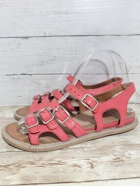 Argila By Pepe Monjo Pink Leather Sandals EU 37